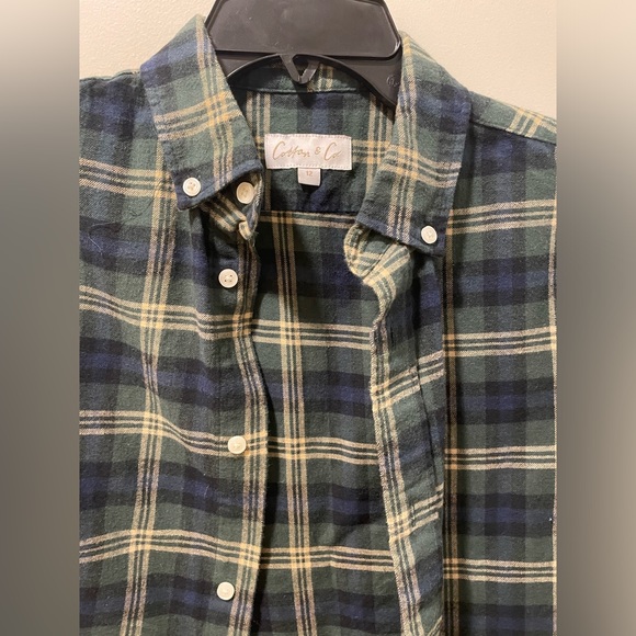Boys Cotton & Co. Plaid Button Down Shirt - Picture 3 of 4